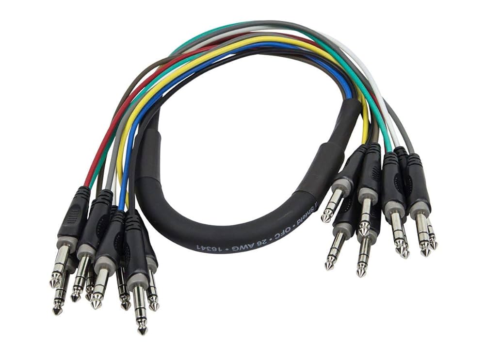 Amazon.com: Monoprice 8-Channel 1/4-Inch TRS Male to 1/4